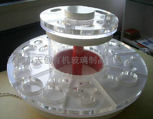 360度展示空間，的展示★有機(jī)玻璃旋轉(zhuǎn)展示架！